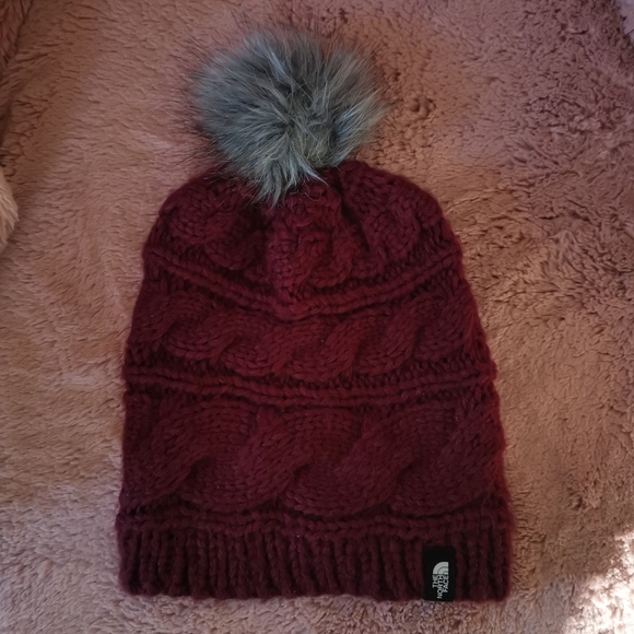 The North Face Women's Fur Pom Beanie - Picture 1 of 3